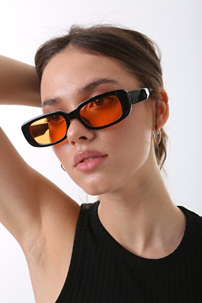 ModaLand Yeni Sezon Kadın Güneş Gözlüğü Turuncu Bakış