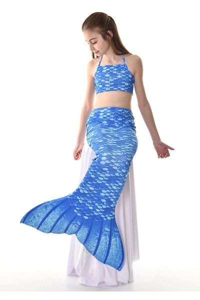 Rs Ramuni Costum și costum de baie model sirenă / Set de trei