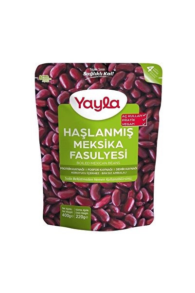 Yayla Haşlanmış Meksika Fasulyesi 400 Gr X 2 Adet
