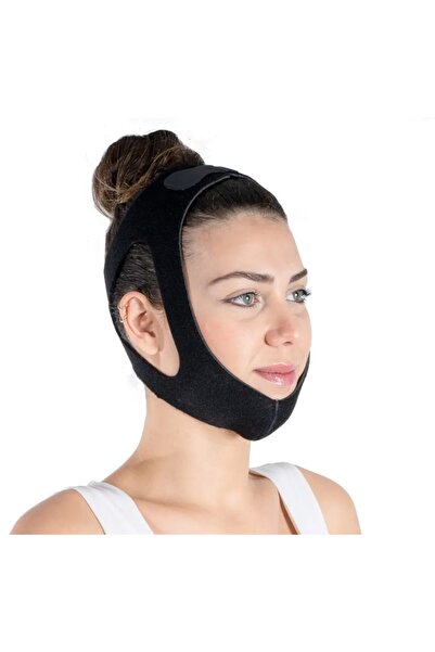 Wingmed W1012 Çene Kapama Bandı Siyah Standart Beden Cırt Ayarlı