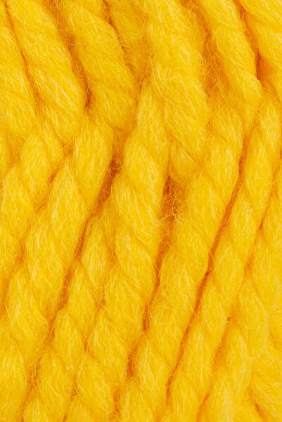 SENSY وشاح من الصوف الفاخر سهل الحياكة اليدوية، قبعة صغيرة، خيط المعطف، خيط سترة، أصفر