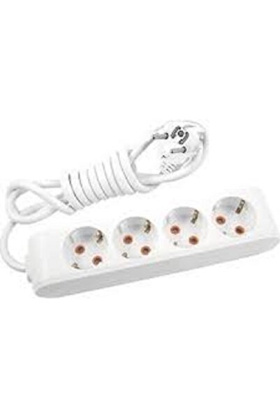 VİKO Multi-let 4'lü Topraklı Çocuk Korumalı Grup Priz 2 Metre