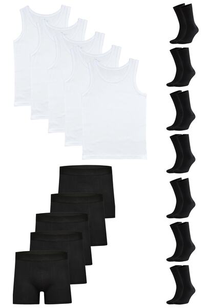 Çekmece 5-dijelni set muškog eko donjeg veša