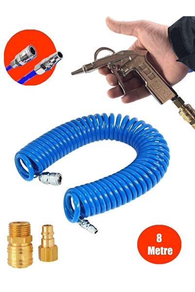 Anadolu Strong Profesyonel Yüksek Kalite Kompresör Spiral Hava Hortumu 8 Mm 8...