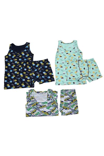 Poli Underwear Boy's 3-Piece Boxer Briefs Athlete Set
