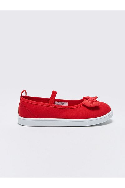 LC Waikiki Girl's Ballerina Flats with Bow Detail