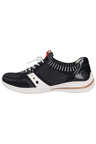 Rieker Flacher Schuh - Dunkelblau - Flacher Absatz