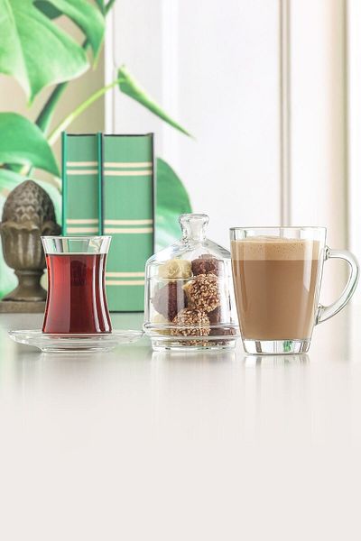 LAV Chat 19 Piece Set Mug - Tea Cup Saucer Set Set