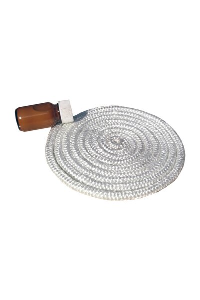 Fanus Yanmaz Soba Fitili - Cam Elyaf 8 Mm 3 Metre Yapıştırıcı Hediyeli