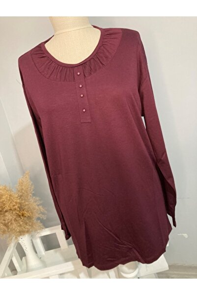 NAZ GİYİM Kadın Kristal Penye Likralı Anne Penye