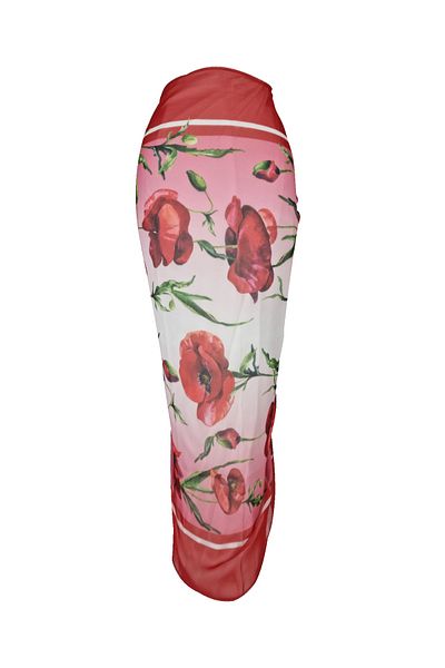 MANOTRES Poppy Chiffon Pareo