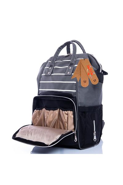 Sahra 5 Pieces Cute Animals Baby Bag and Birth Set (bag, hospital Exit, blanket, handkerchief, socks)