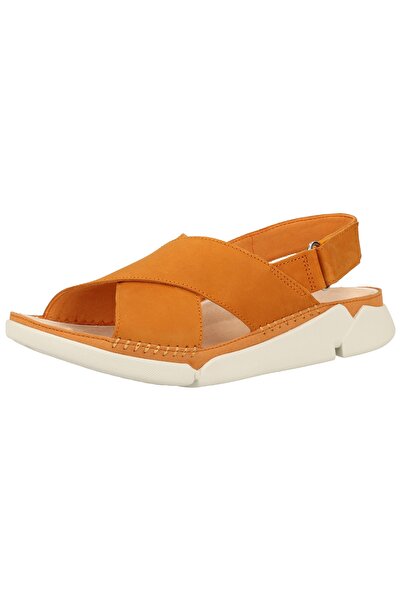 CLARKS Sandalette - Orange - Flacher Absatz
