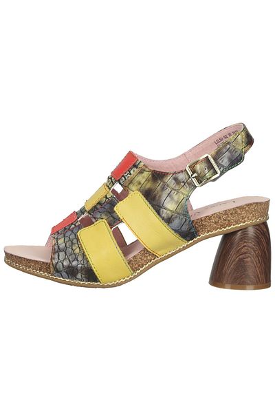 LAURA VITA Sandalette - Mehrfarbig - Blockabsatz