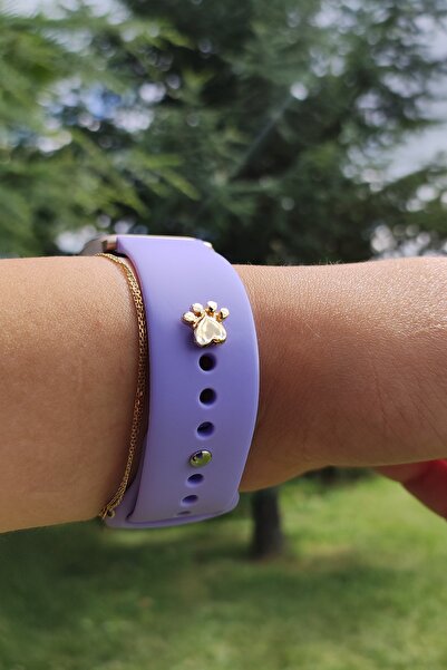 BP Tattoo Apple Watch Uyumlu Pati Figürlü Kordon Aksesuar Gold Charm