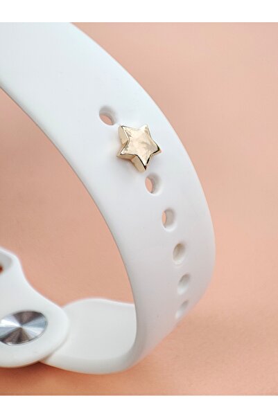 BP Tattoo Apple Watch Uyumlu Yıldızlı Kordon Aksesuar Gold Charm