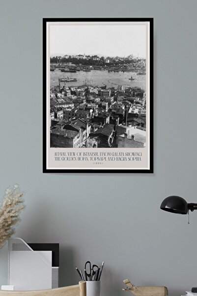 Varyant Istanbul-1880 Galatadan Haliç , Ayasoyfa Ve Topkapı Sarayı Manzarası ...