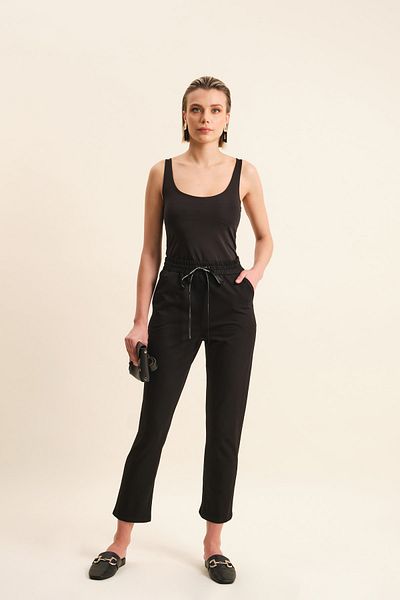 VERDA Elastic Waist Cotton Tracksuit