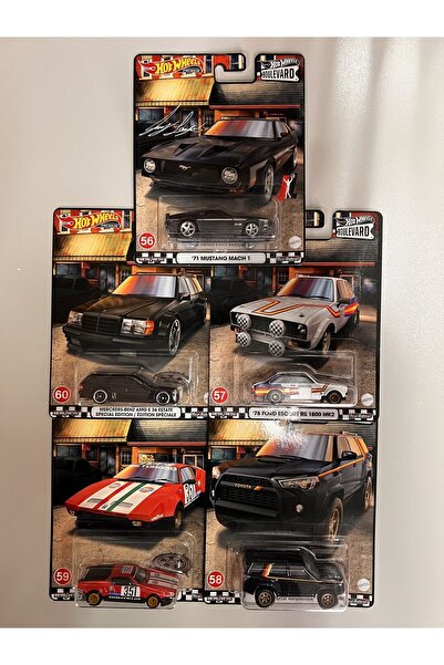 HOT WHEELS Boulevard 5’li Set ( Premium )