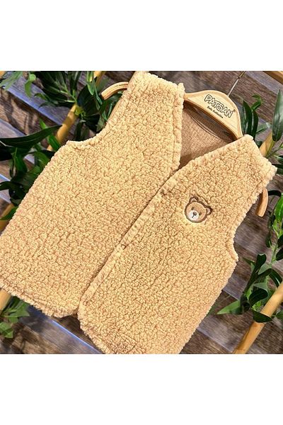 PATSAN Plush Fleece Baby Vest Teddy Bear