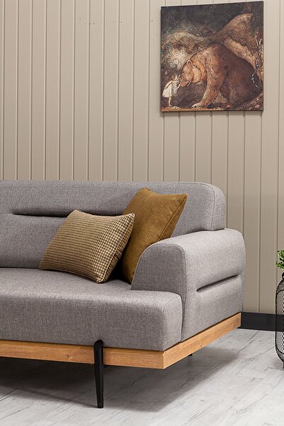 Modalife Linen Üçlü Salon&oturma Odası Kanepe - Antrasit