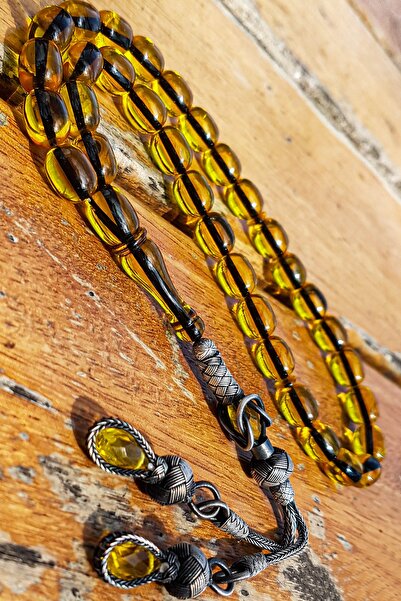 OTTOTESBİH Quality Men's Amber Prayer Beads - Gift and Fire Prayer Beads