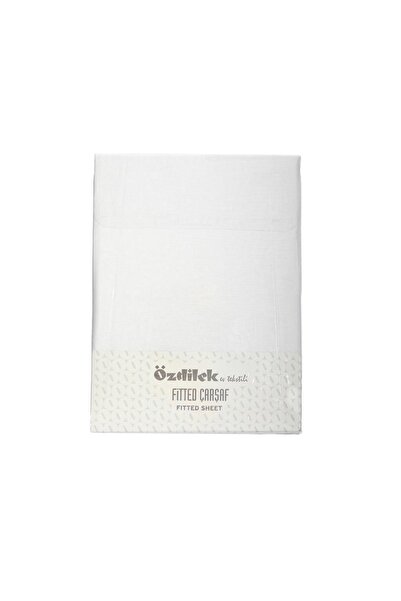 Özdilek Ranforce Fitted Yastıklı 120*200 Cm Tek Kişilik Çarşaf Trendy Beyaz