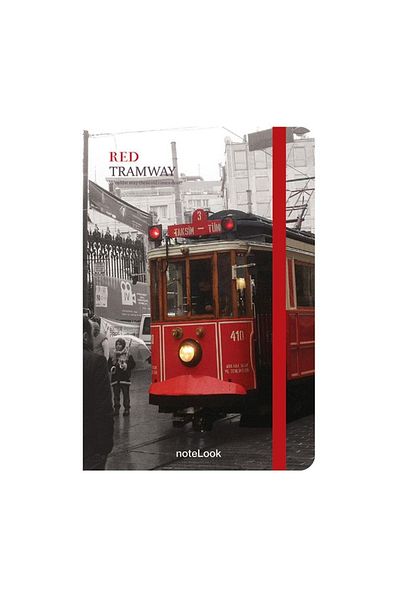 Scrikss Notelook Red Tram A6 Lined Notebook