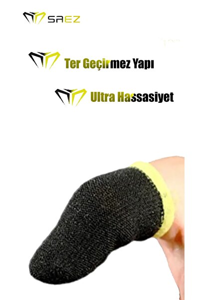 Saez Pubg Parmaklık Eldiveni 2 Çift 4 Adet E-spor Mobile Parmak Eldiven Ultra Hassasiyet