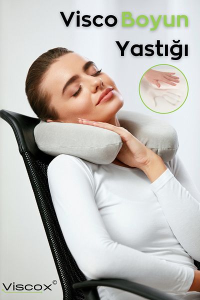 Viscomina Visco Neck Pillow Travel Pillow Orthopedic Travel Neck Pillow