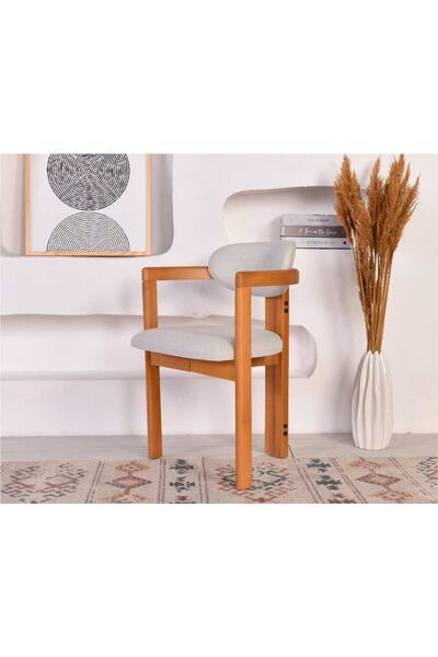 AVOKADO MOBİLYA Cheri Iskandinav Tasarım Mutfak/salon Sandalyesi - Gürgen Isk...