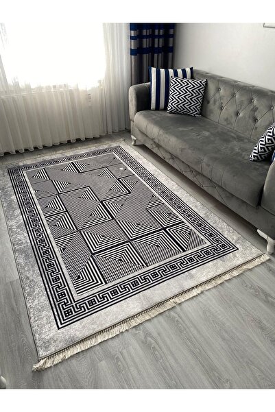 Modern home Modern Eskitme Dekoratif Halı Yolluk Kolay Temizlenebilen Deri Ka...