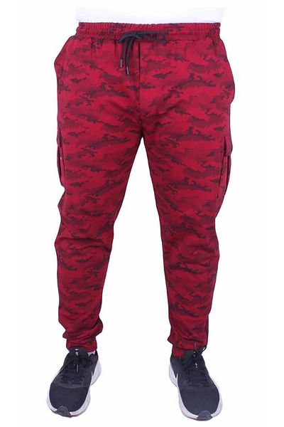 Starbattal Φούτερ Battal Size 2ip Lycra Honeycomb Camouflage 23502 Claret Red
