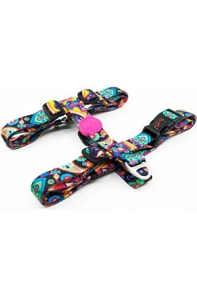 Tailpetz H-tip Paisley Xs Small Breed Dog And Cat Chest Collar
