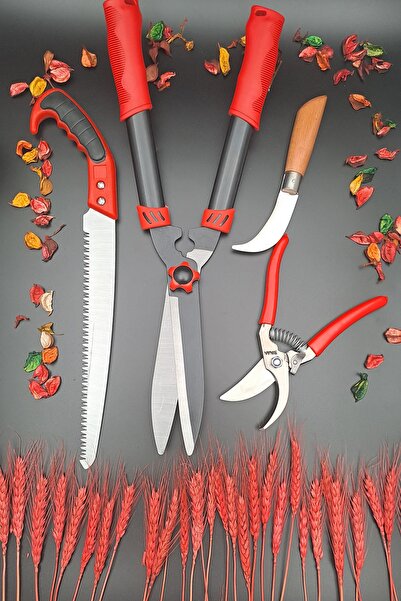 Mrsstore Swencraft Çim Budama Bağ Budama Makası Ağaç Testeresi Aşı Çakısı 4 Lü Set