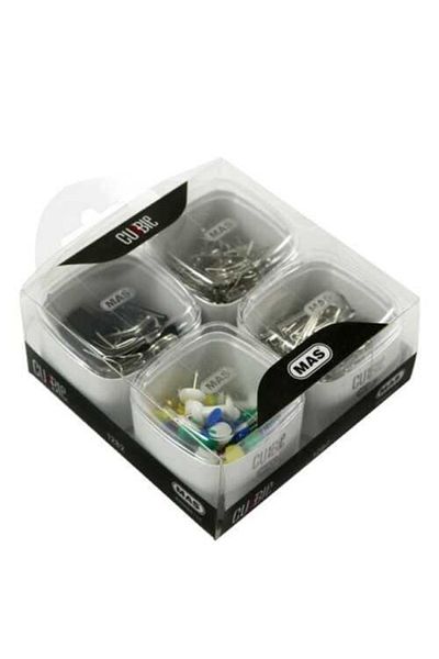 Mas Cubbie PVC Office Box of 4 Paper Clips