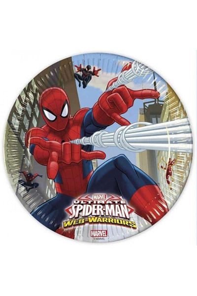 kidspartim Spiderman Plate
