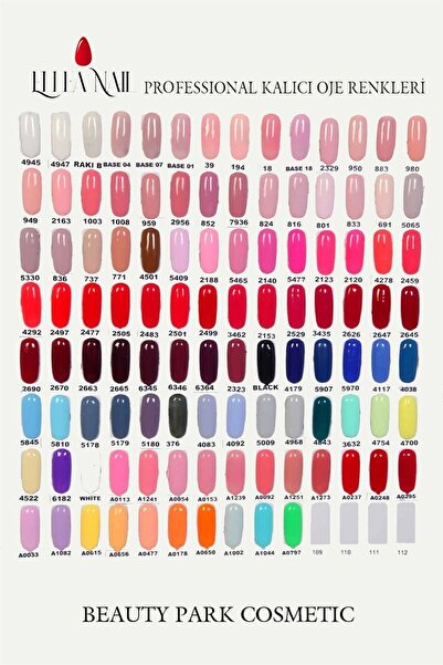 ELLEA NAIL Profesyonel Kalıcı Oje Serisi Mürdüm 6364