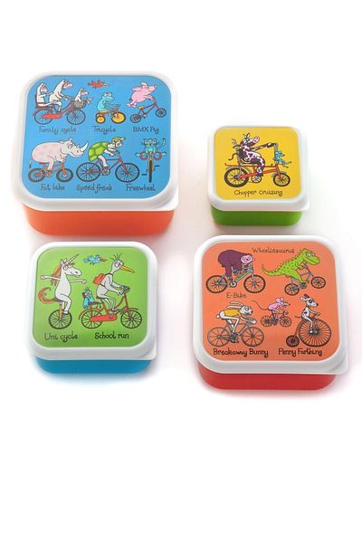 Tyrrell Katz 4Th Degree Lunch Box Animals on Bike
