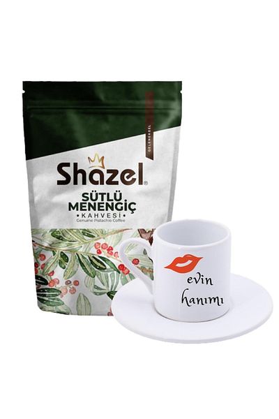 Shazel Menengic Coffee with Milk 200 gr+ Housewife Turkish Coffee Cup