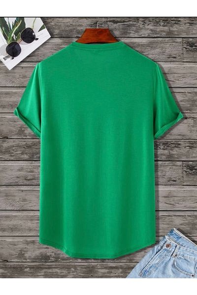 Josette Μπλουζάκι Unisex Green Brooklyn Printed Crew Neck Oversize