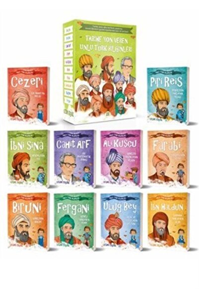 Dokuz Yayınları Tarihe Yön Veren Ünlü Türk Bilginleri Serisi (kutulu 10 Kitap Takım)