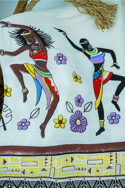 Buldan Concept Peshtemal african cu imprimeu Flores