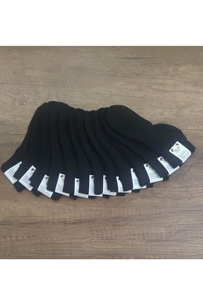 Leement socks Детски 12 чифта памучни летни черни ботуши Чорапи