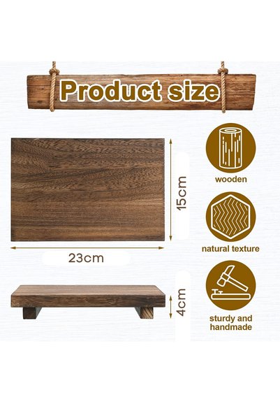 Alyones Wooden Riser Tray Soap , Stand Soap Tray For Kitchen Sink