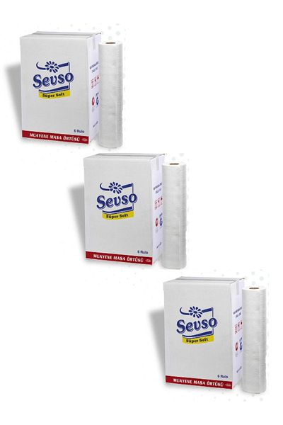 SEVSO Roll Inspection Table Cover 6 Pieces X 3 Box 18 Roll Set