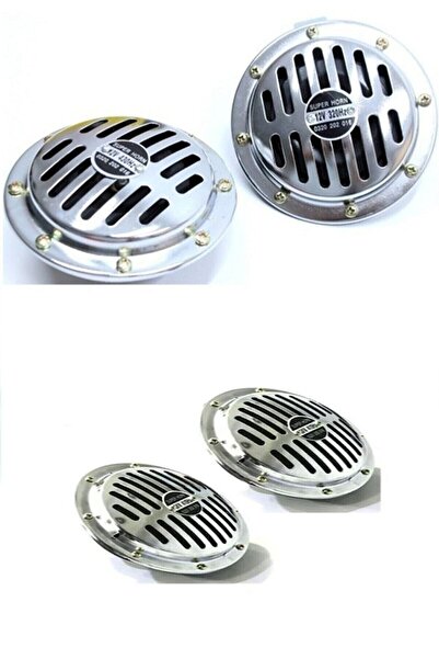 ARSVİSİON AUTO ACCESSORIES Hella Tip Korna Süper Ton 12 V Uyumlu Nikelajlı Ko...
