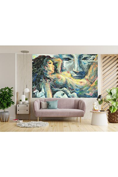 Tabelasanat.com Dekoratif Sanatsal Yağlı Boya Görünümlü Kanvas Tablo