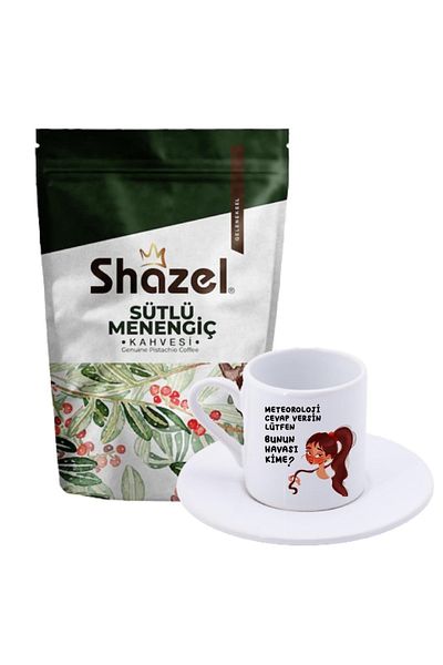 Shazel Menengic Coffee with Milk 200 Gr+ It's Air Kime Turkish Coffee Cup