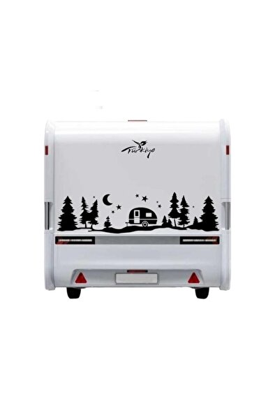 EYBA STİCKER Karavanay Yıldız Dağ Kamp Sticker Antalya Araç Sticker Yapışkan ...